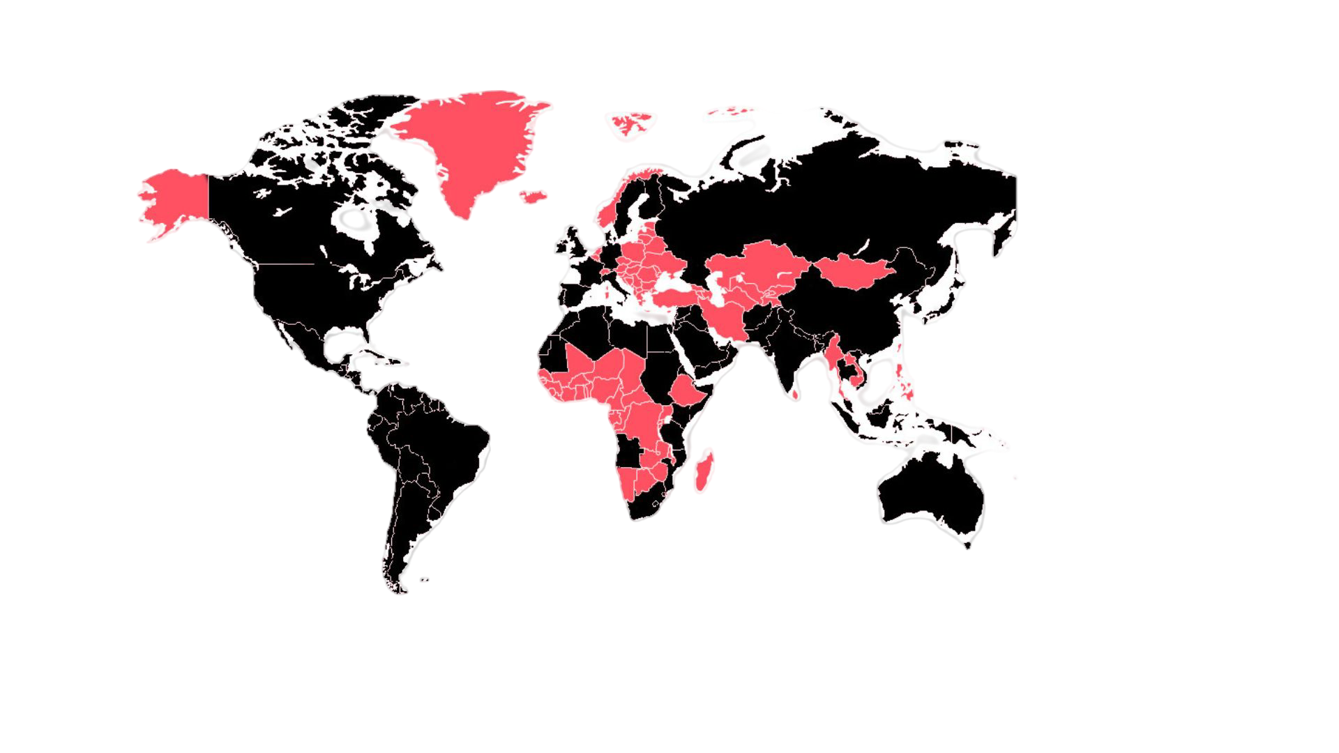 World Map with Markers